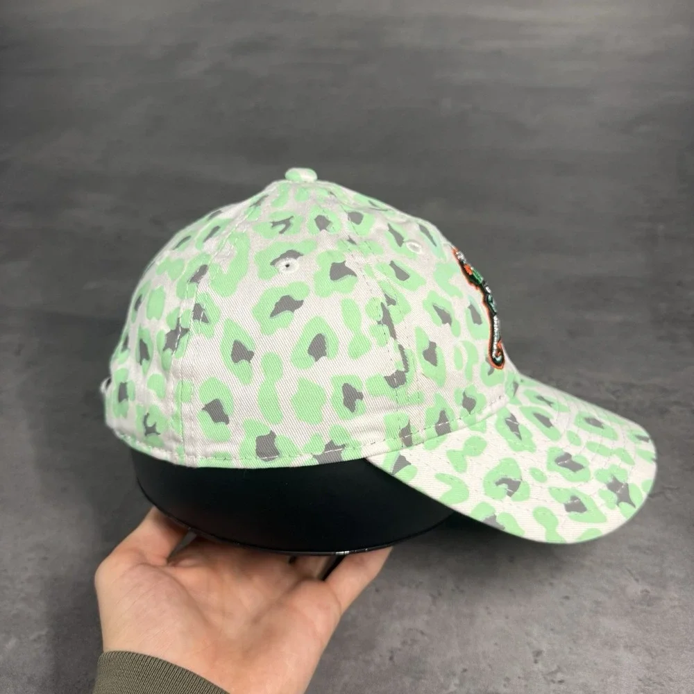 Norfolk Tides Hat New Era Cap Youth‎ Kids Green White Orange Camo Seahorse MiLB